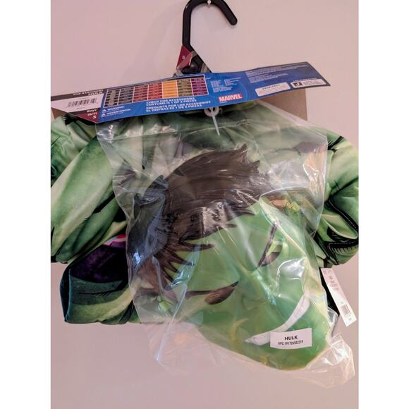Marvel Hulk Muscle Halloween Costume - Youth Size S - Picture 2 of 2